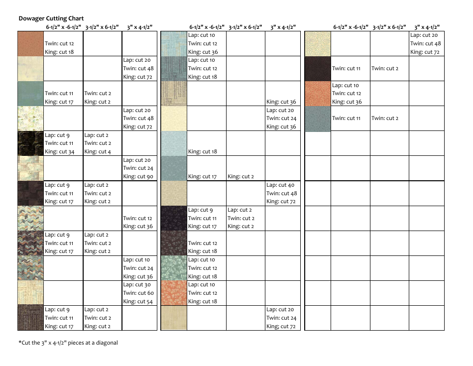 Dowager Quilt Pattern Templates - Basicgrey, Page 9