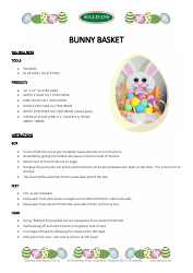 Bunny Basket Template Download Printable PDF | Templateroller
