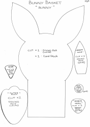 Bunny Basket Template, Page 3