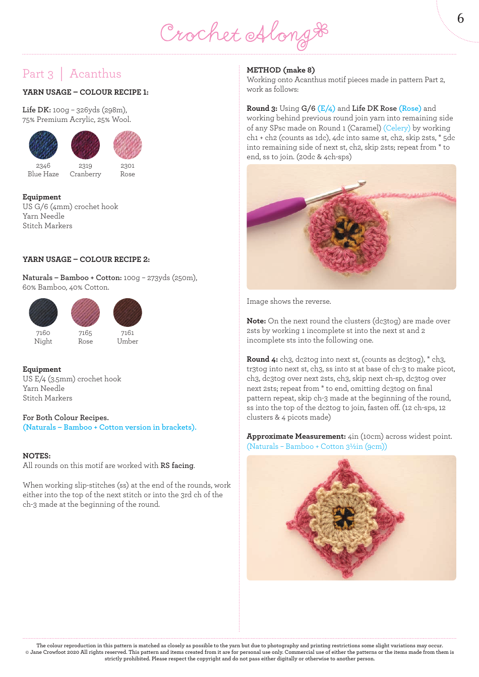 Fruit Garden Crochet Block Pattern, Page 7