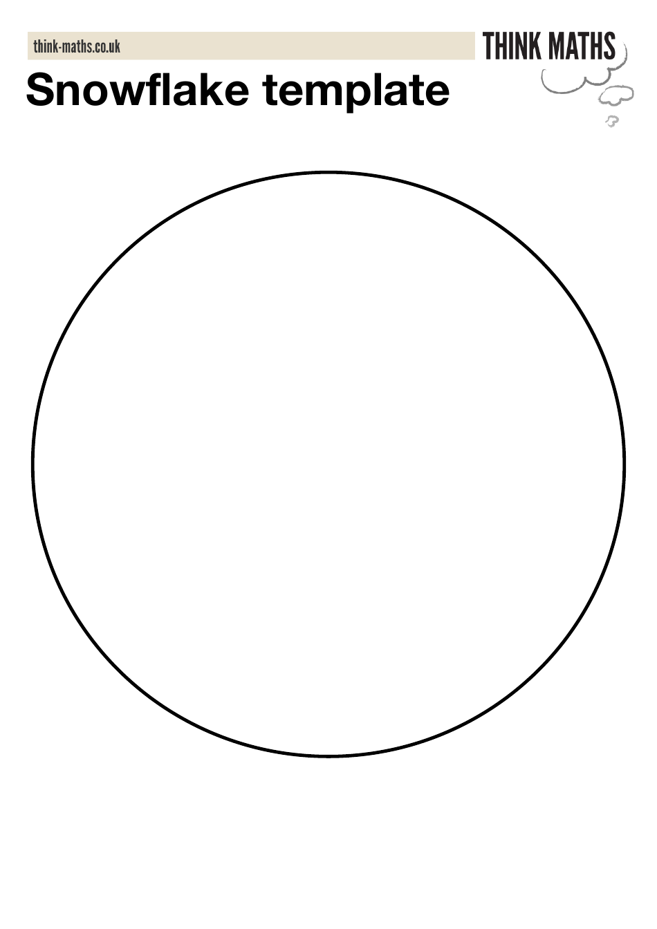 Paper Snowflake Template, Page 3