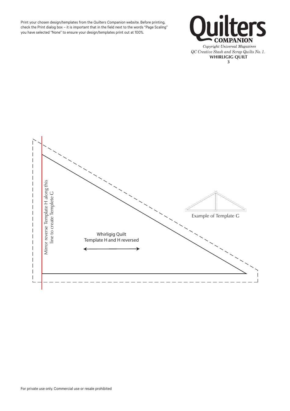 Whirligig Quilt Templates - Universal Magazines, Page 3