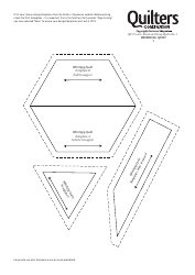 Document preview: Whirligig Quilt Templates - Universal Magazines