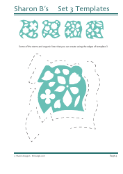 Flower Quilting Pattern Templates - Sharon Boggon, Page 5