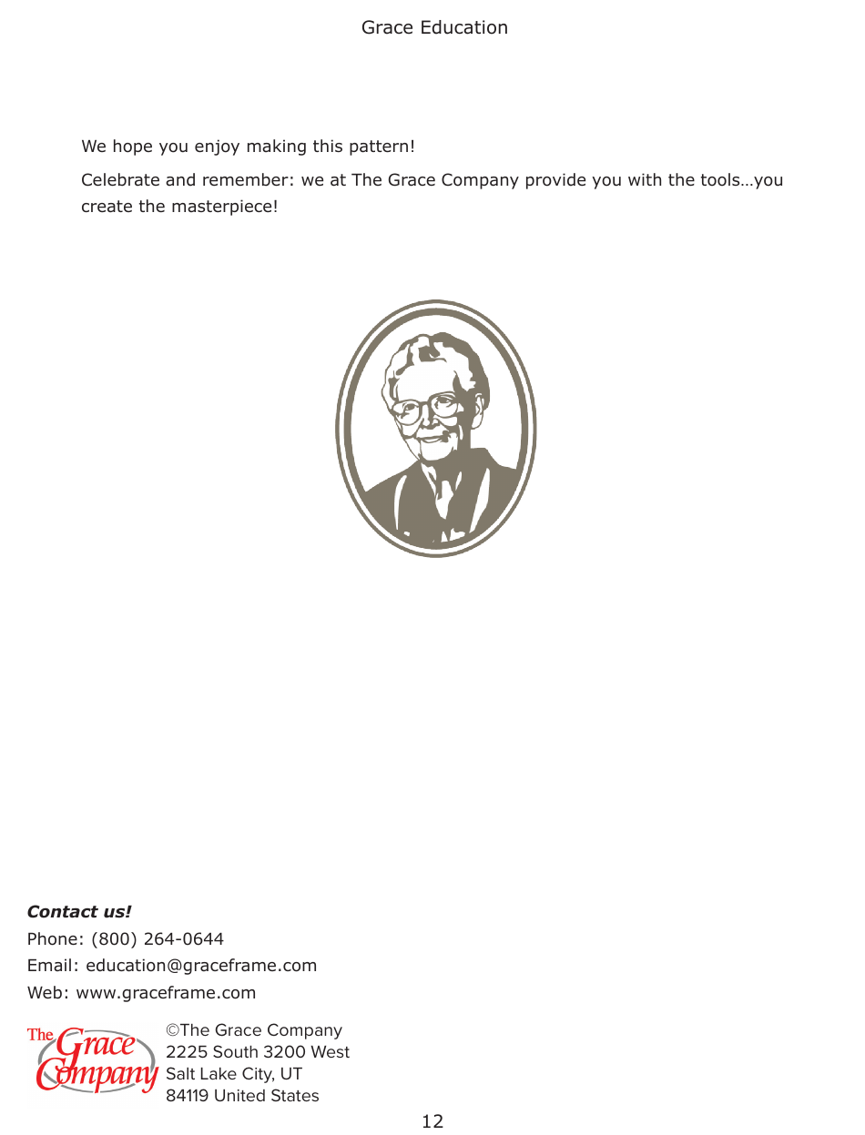 Cactus Flower Quilt Pattern Templates - the Grace Company, Page 13