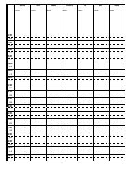 Document preview: Weekly Schedule Template
