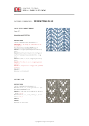 Lace Stitch Knitting Pattern Collection - Dorling Kindersley, Page 4