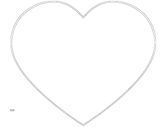 Document preview: Heart Shape Box Template