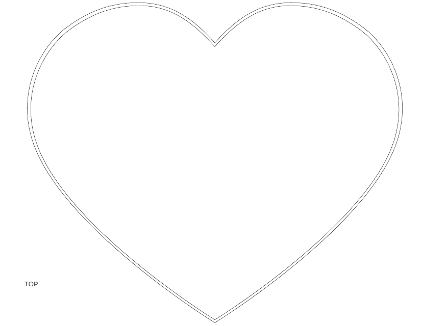 Heart Shape Box Template Download Pdf
