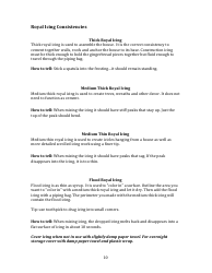 Gingerbread House Baking Templates, Page 10