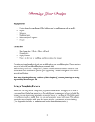 Gingerbread House Baking Templates, Page 3