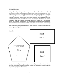 Gingerbread House Baking Templates, Page 4