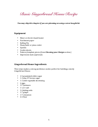 Gingerbread House Baking Templates, Page 6