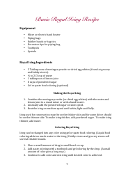 Gingerbread House Baking Templates, Page 9