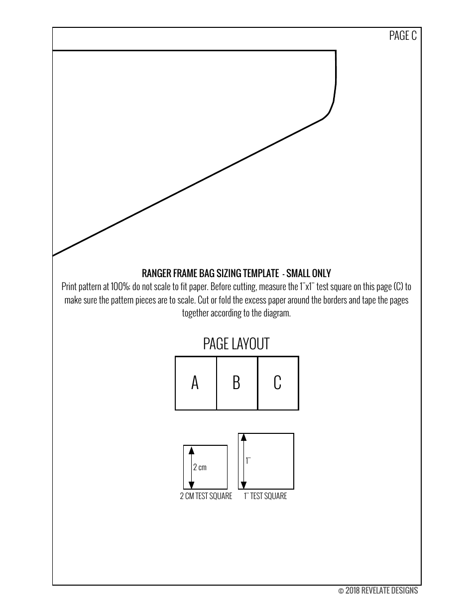 Ranger Frame Bag Template - Revelate Designs, Page 3