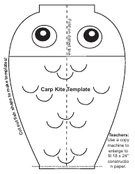 Document preview: Carp Kite Template