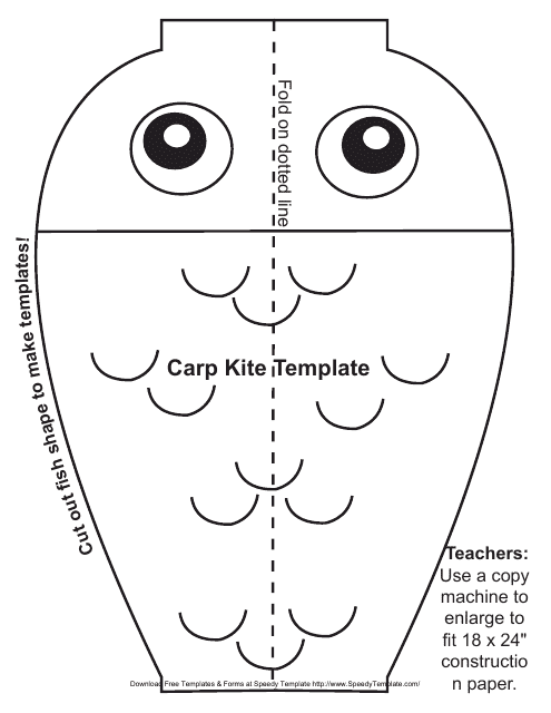 Carp Kite Template