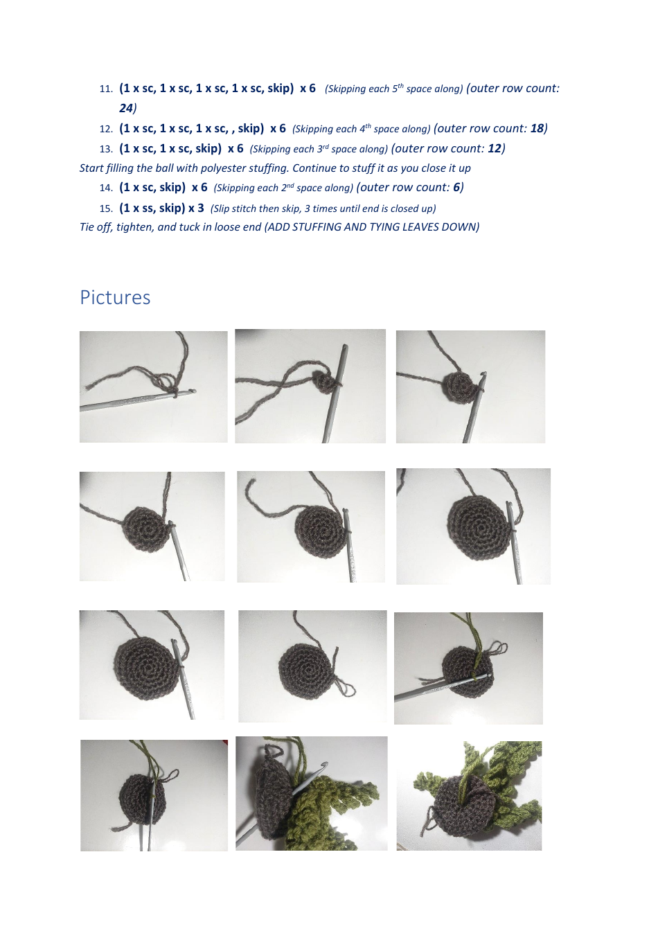 Crochet Vine Pattern, Page 4