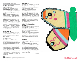 Butterfly Baby Blanket &amp; Cocoon Patern - Coats &amp; Clark, Page 3