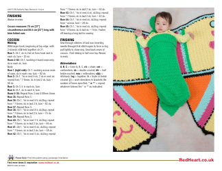 Butterfly Baby Blanket &amp; Cocoon Patern - Coats &amp; Clark, Page 4