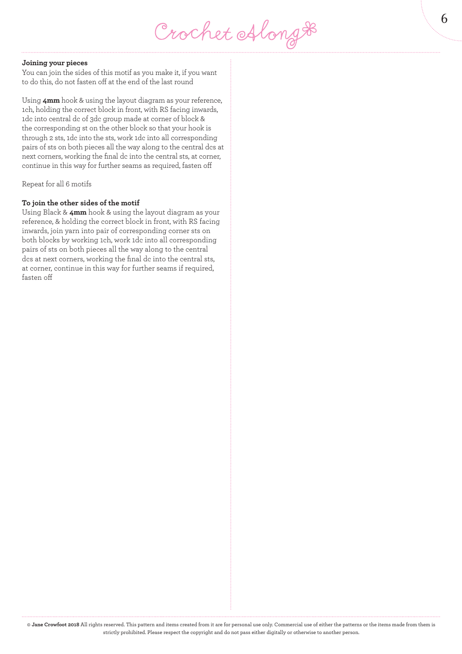 Ring of Roses Quilt Block Pattern - Jane Crowfoot, Page 7