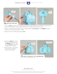 Elephant Plush Sewing Templates - Choly Knight, Page 14