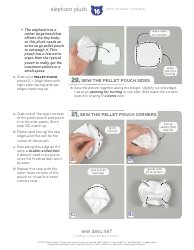 Elephant Plush Sewing Templates - Choly Knight, Page 16