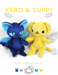Keroberos &amp; Spinel Sun Plush Toy Sewing Templates - Choly Knight