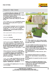 Document preview: Baby's Sweater Knitting Pattern