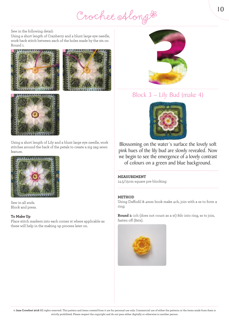 Lily Pond Blanket Crochet Along Pattern, Page 11