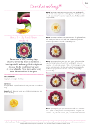 Lily Pond Blanket Crochet Along Pattern, Page 17
