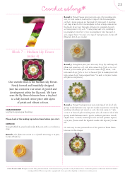 Lily Pond Blanket Crochet Along Pattern, Page 24