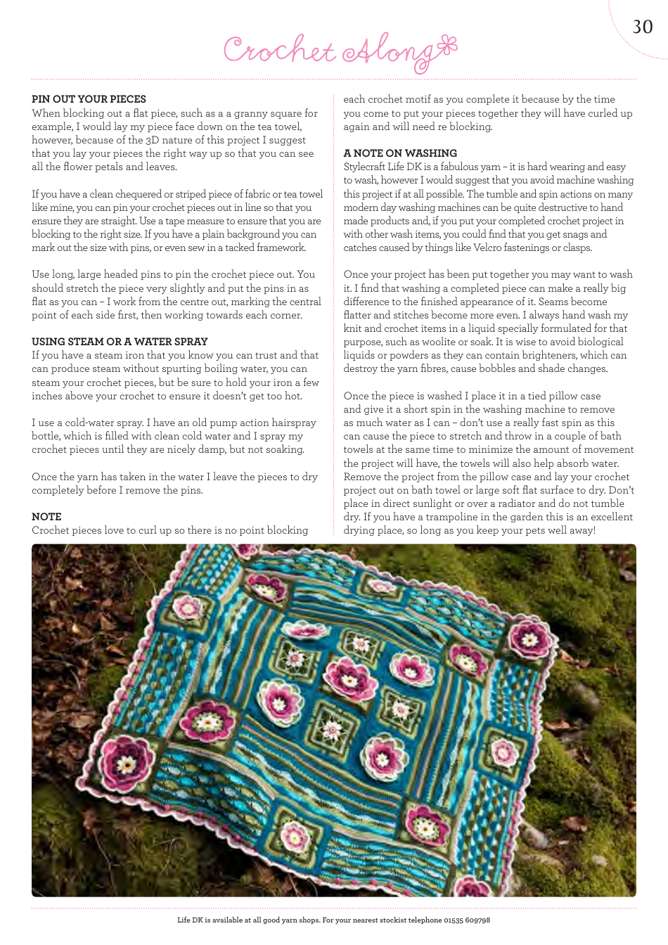 Lily Pond Blanket Crochet Along Pattern, Page 31