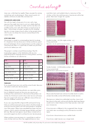 Lily Pond Blanket Crochet Along Pattern, Page 3