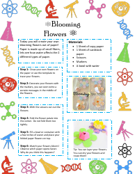 Paper Blooming Flower Templates