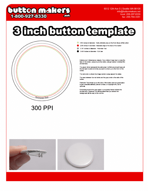 3 Inch Button Template Download Pdf