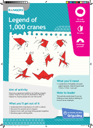 Document preview: Origami Crane Guide