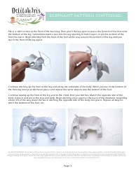 Felt Stuffed Elephant Tutorial, Page 3