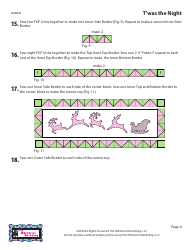 Christmas Night Table Runner Pattern Templates - the Whimsical Workshop, Page 5