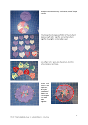 Mandala Flower Pin Cushion Pattern Template, Page 4