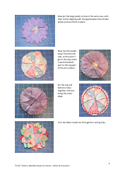 Mandala Flower Pin Cushion Pattern Template, Page 5