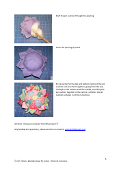 Mandala Flower Pin Cushion Pattern Template, Page 6