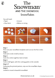 Document preview: Paper Snowflake Templates - Snowdog Enterprises Ltd