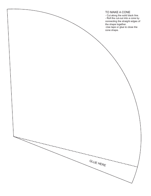 3d Cone Template