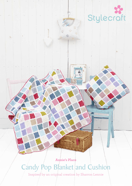 Candy Pop Blanket and Cushion Pattern - Preview Image