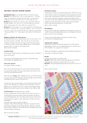 Candy Pop Blanket and Cushion Pattern, Page 4