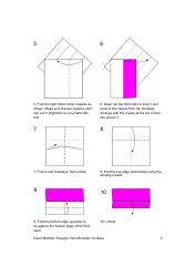 Origami Mondrian Cube Guide, Page 3