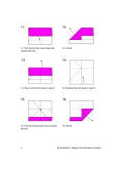 Origami Mondrian Cube Guide, Page 4