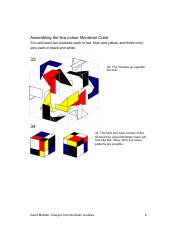 Origami Mondrian Cube Guide, Page 9