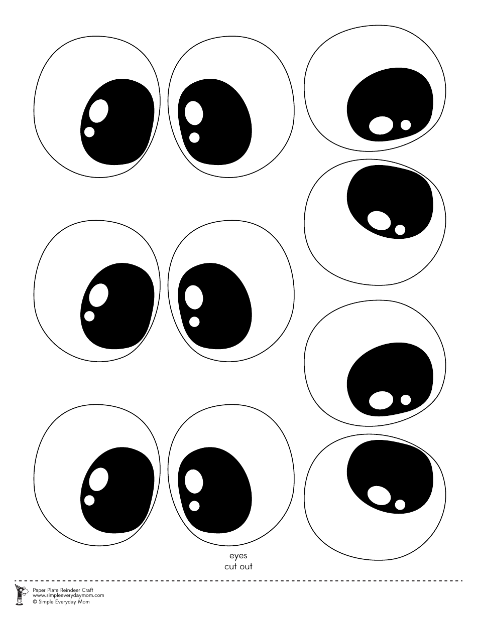 Paper Plate Reindeer Templates, Page 7